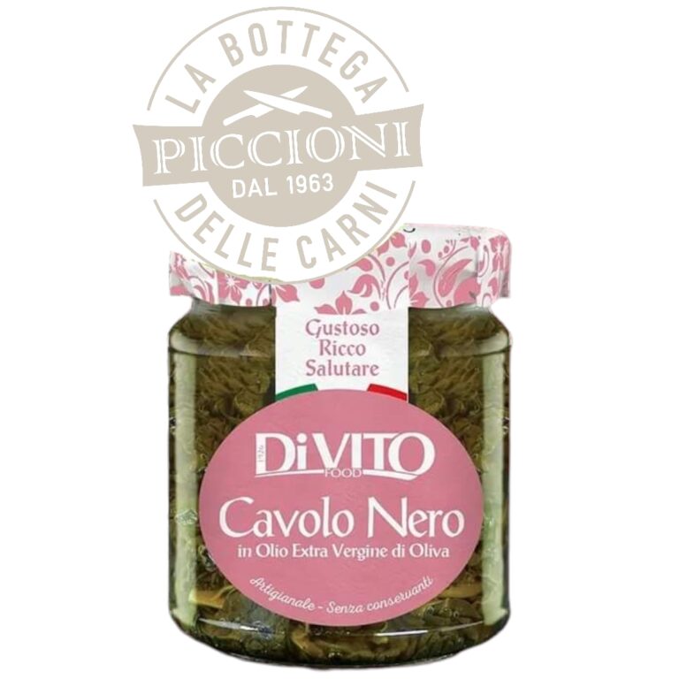 Cavolo Nero In Olio Extravergine Di Oliva Piccioni La Bottega Delle Carni